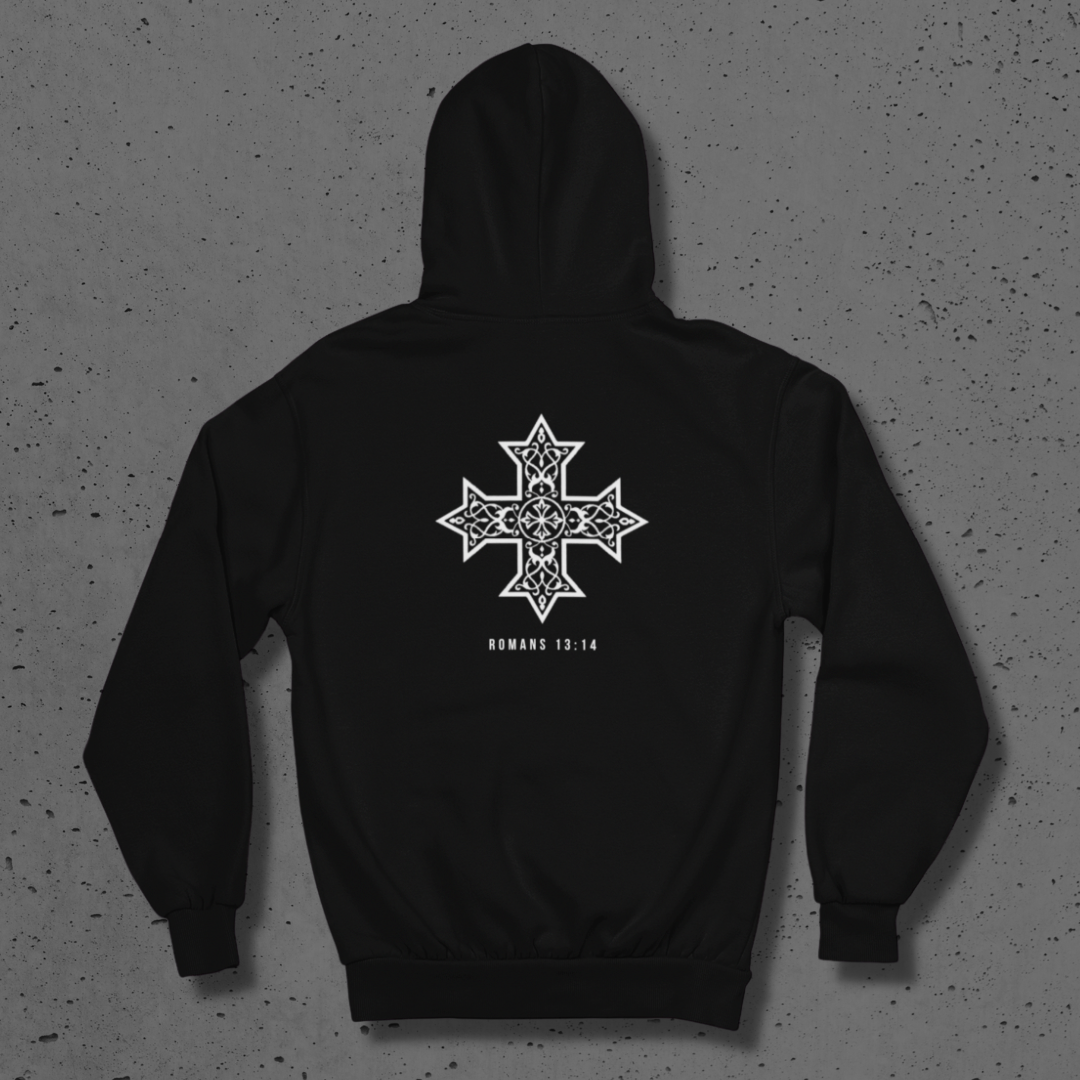 NEUTRALS COPTIC PUT ON CHRIST HOODIE